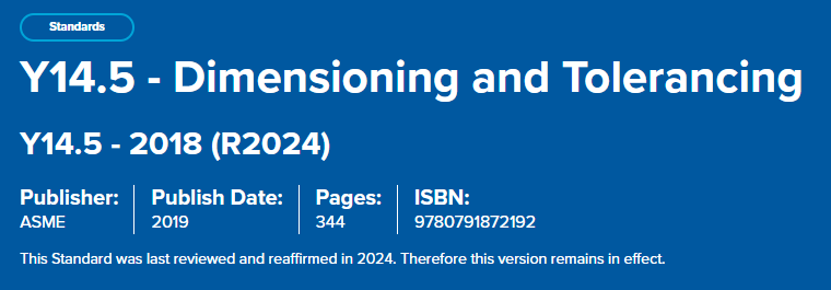 ASME Y14 5 Cover